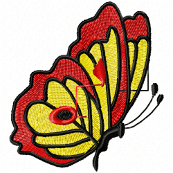 Butterfly Embroidery Design 9